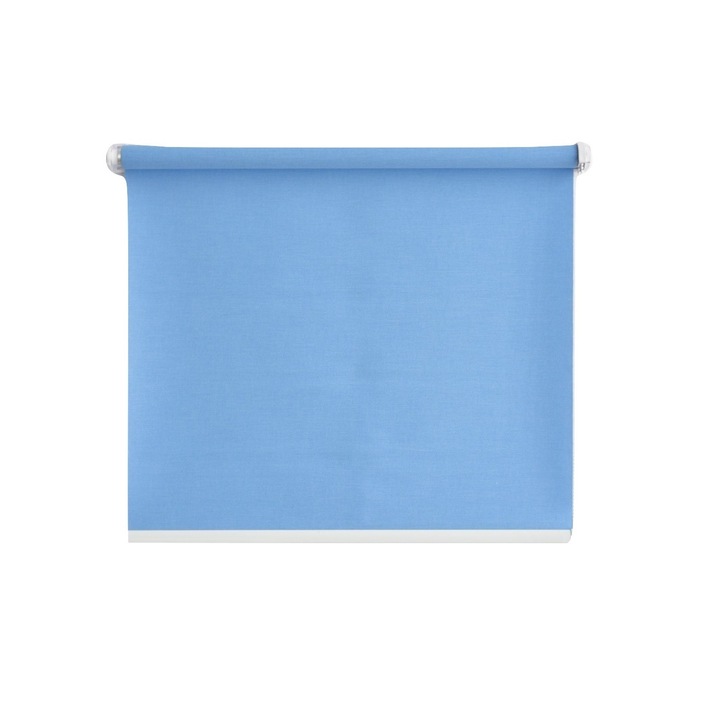 Rulou textil Adriana 10008, culoare bleu, Bendaluci, 36 cm x 150 cm. fara gaurirea tamplariei