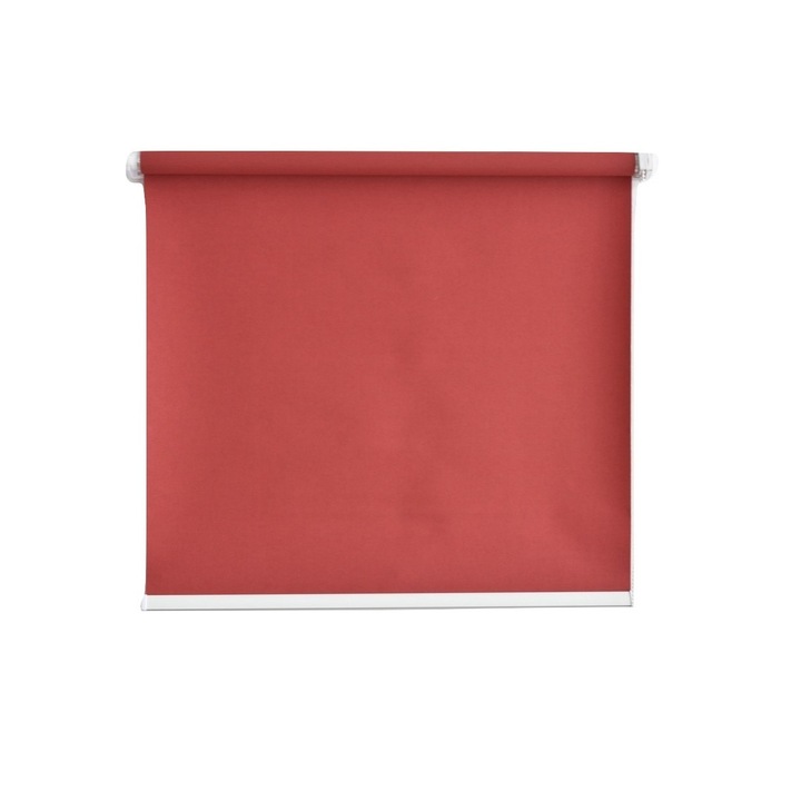 Rulou textil Adriana 10007, culoare visiniu, Bendaluci, 50 cm x 150 cm, fara gaurirea tamplariei