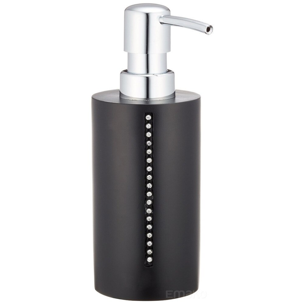 Dispenser de sapun Wenko, 210 ml, Negru