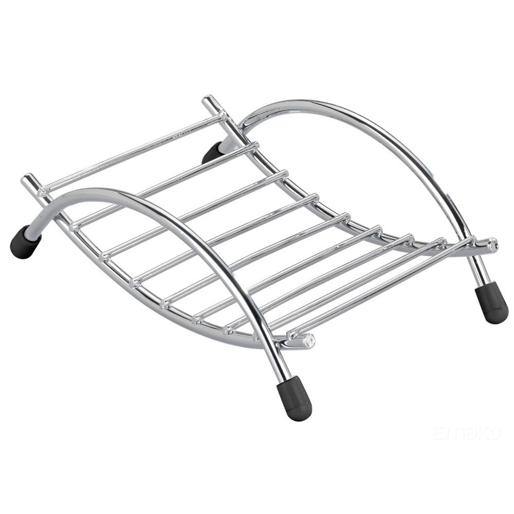 Sapuniera din otal cromat, Wenko, 11 x 7.5 x 4 cm