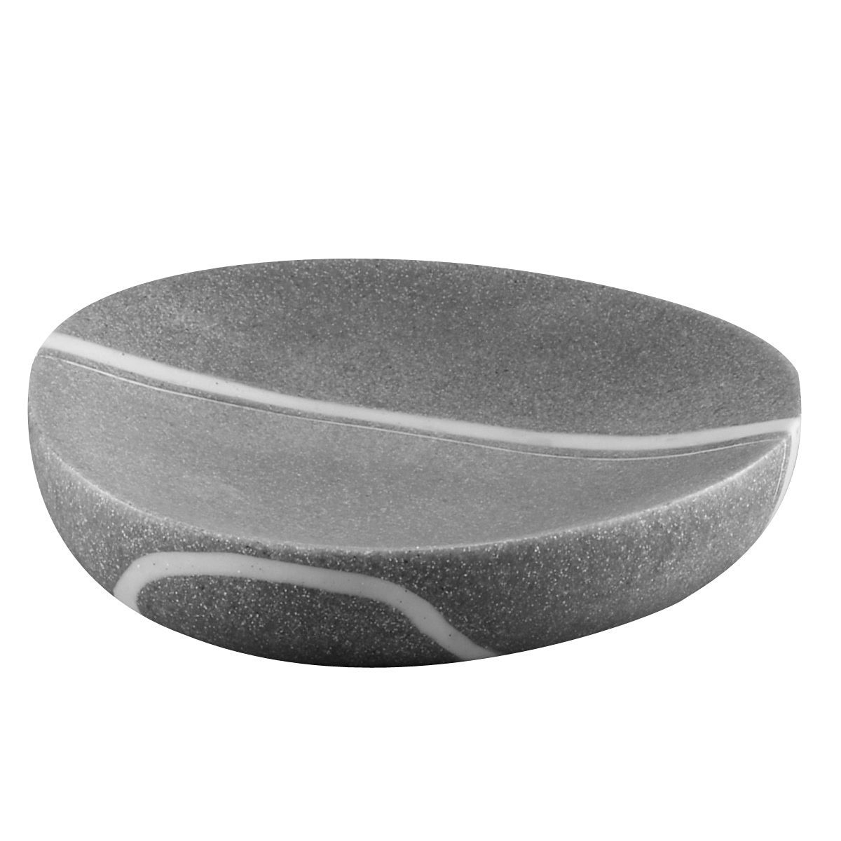 Suport de sapun Zeller Poly, Plastic, Gri