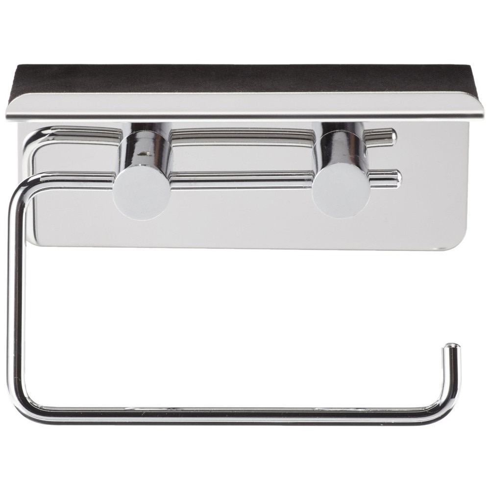 Suport hartie cu raft Wenko, Argintiu