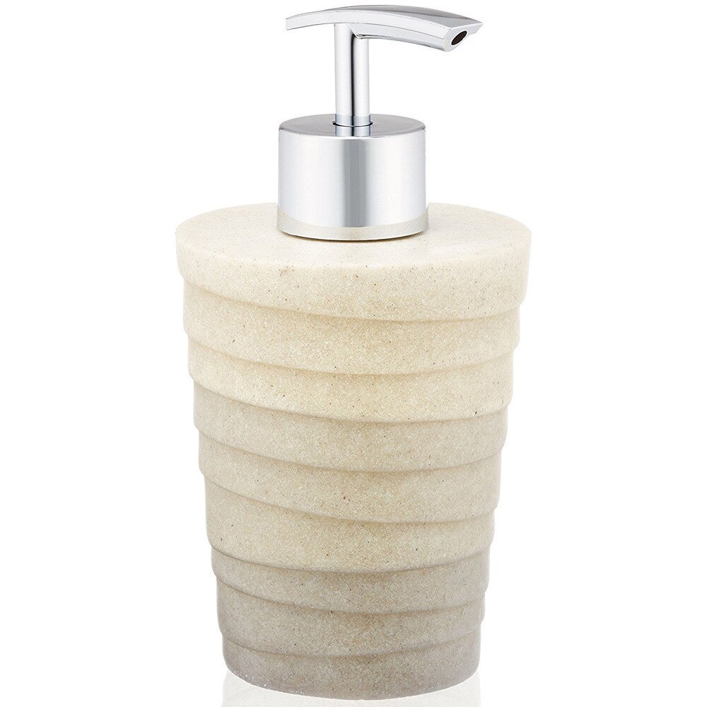 Dozator de sapun, Wenko, 15 x 8 cm, Bej