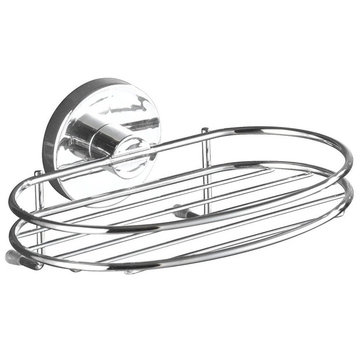 Sapuniera Wenko Milazzo, Otel cromat, Argintiu