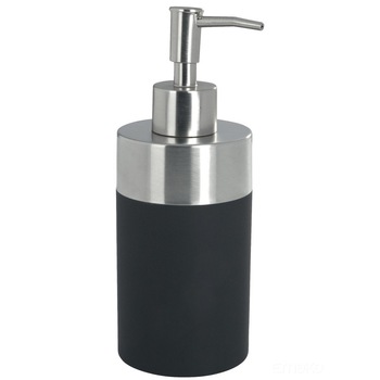 Dispenser pentru sapun lichid CRETA BLACK, WENKO Dispenser pentru sapun lichid CRETA BLACK, WENKO