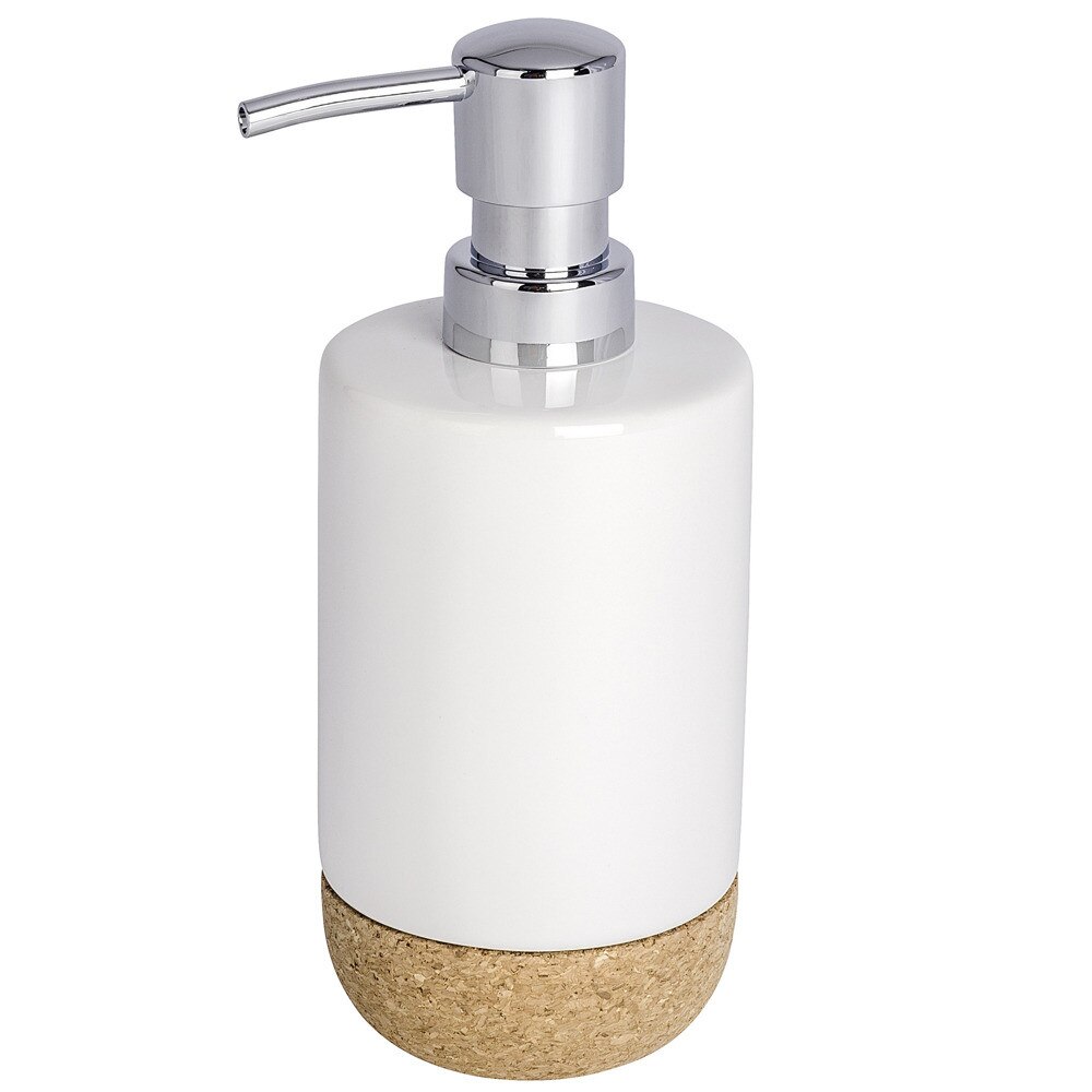 Dispenser pentru sapun lichid Wenko, Corc, Alb