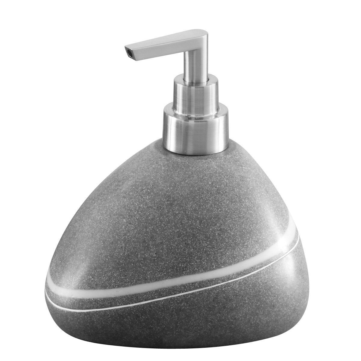 Dispenser de sapun Zeller Poly, Plastic, Gri