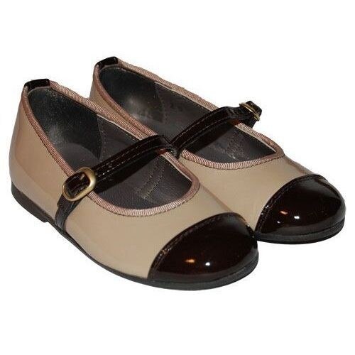 Pantofi 5072, Clarys, Crem/Negru