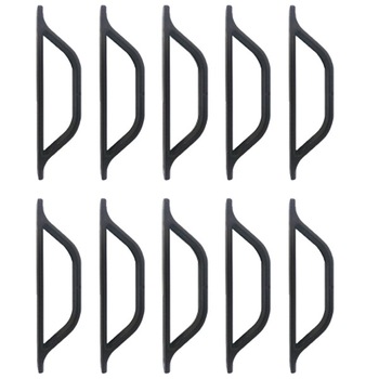 Pachet - 10 x Maner tip D din plastic pentru usa, Maro Pachet - 10 x Maner tip D din plastic pentru usa, Maro