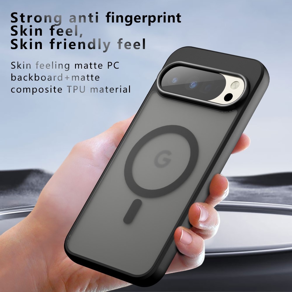 Husa premium pentru Google Pixel 11 / Pixel 11 Pro CareFree Defender, cu MagFit, Design Slim & Protectie Completa, Never-Yellow, anti-amprente - negru mat