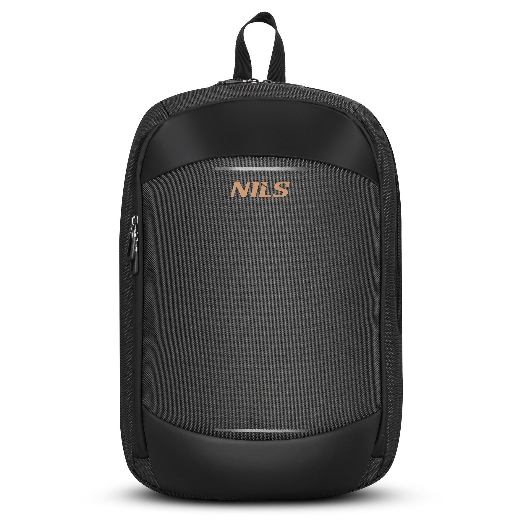 NILS, rucsac pentru laptop din nylon 1680D cu capacitate 19 l, compartiment extensibil +9 cm, buzunar antifurt, curea de fixare pe valiza, model NC4504, gri, 44×29×15 cm