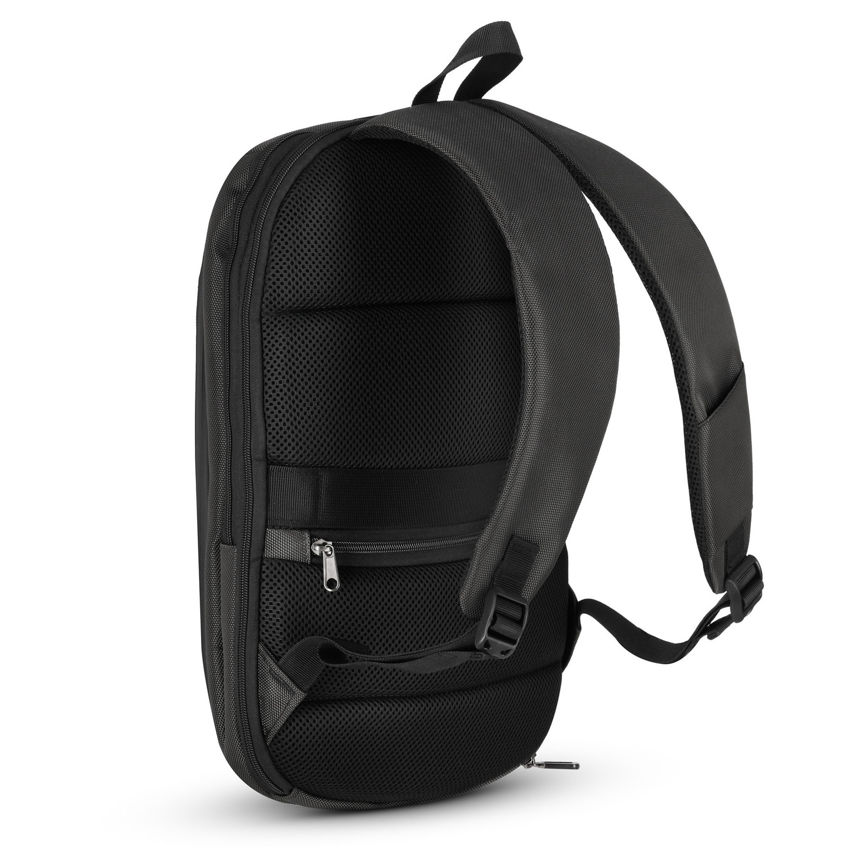 NILS, rucsac pentru laptop din nylon 1680D cu capacitate 19 l, compartiment extensibil +9 cm, buzunar antifurt, curea de fixare pe valiza, model NC4504, gri, 44×29×15 cm