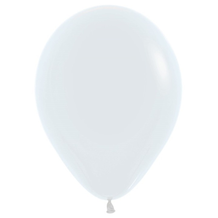 Балони Sempertex, Бял пастел, 50 бр., 5"/13 см