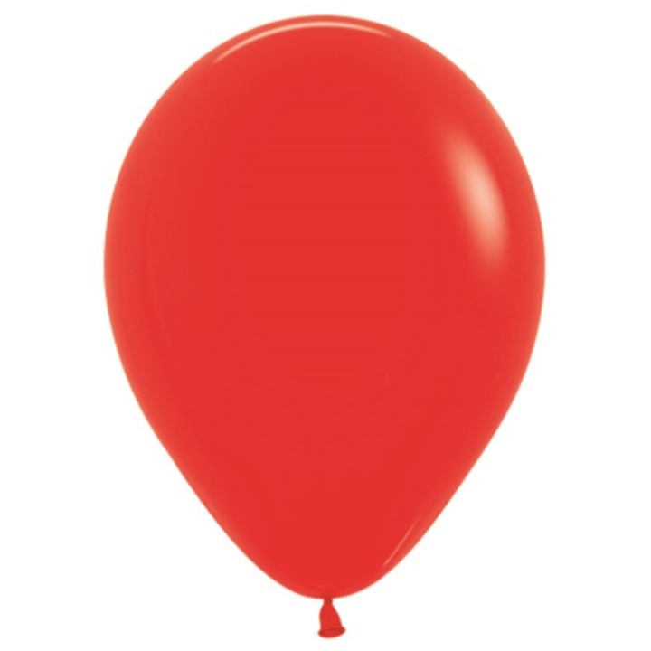 Балони Sempertex, Червен пастел, 50 бр., 5"/13 см