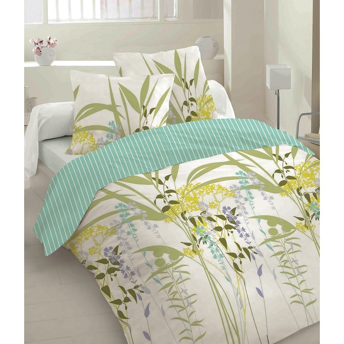 Lenjerie de pat, Faro, Rubio Costa 004, 220x200 cm, Multicolor