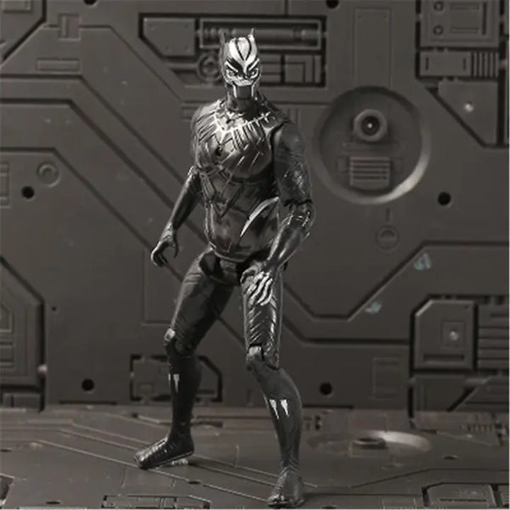 Figurina de actiune Black Panther (Marvel Avengers: Infinity War) K0438-cj260819-3921, articulata, negru, 1 buc