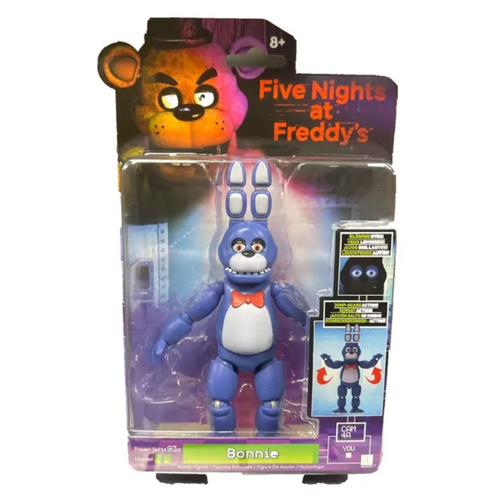 Figurina de actiune Five Nights at Freddy's Bonnie articulata, multicolor, 1 buc