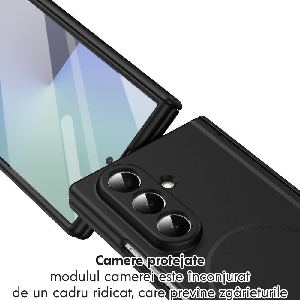 Husa pentru Samsung Galaxy Z Fold 8 Ultra, DaDen MagThin, Protectie completa 360°, Protectie ecran, MagSafe, Incarcare wireless, Protectie balama, Negru