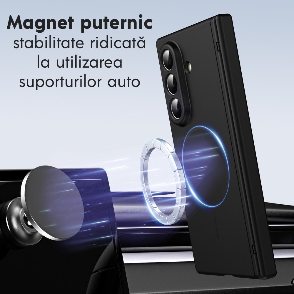 Husa pentru Samsung Galaxy Z Fold 8 Ultra, DaDen MagThin, Protectie completa 360°, Protectie ecran, MagSafe, Incarcare wireless, Protectie balama, Negru