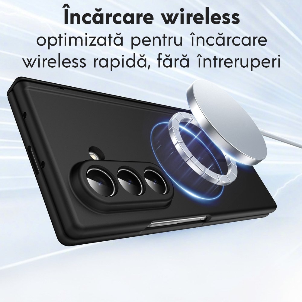 Husa pentru Samsung Galaxy Z Fold 8 Ultra, DaDen MagThin, Protectie completa 360°, Protectie ecran, MagSafe, Incarcare wireless, Protectie balama, Negru