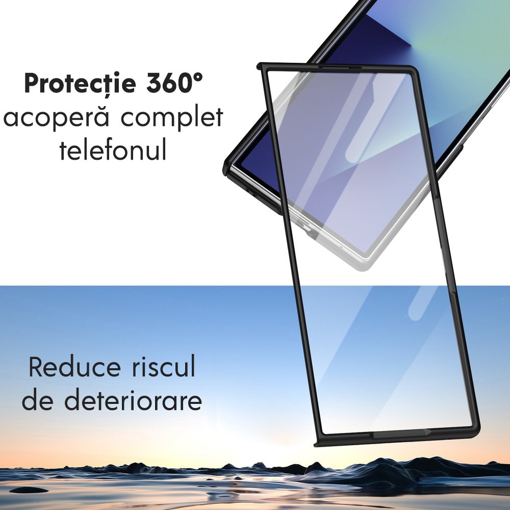 Husa pentru Samsung Galaxy Z Fold 8 Ultra, DaDen MagThin, Protectie completa 360°, Protectie ecran, MagSafe, Incarcare wireless, Protectie balama, Negru