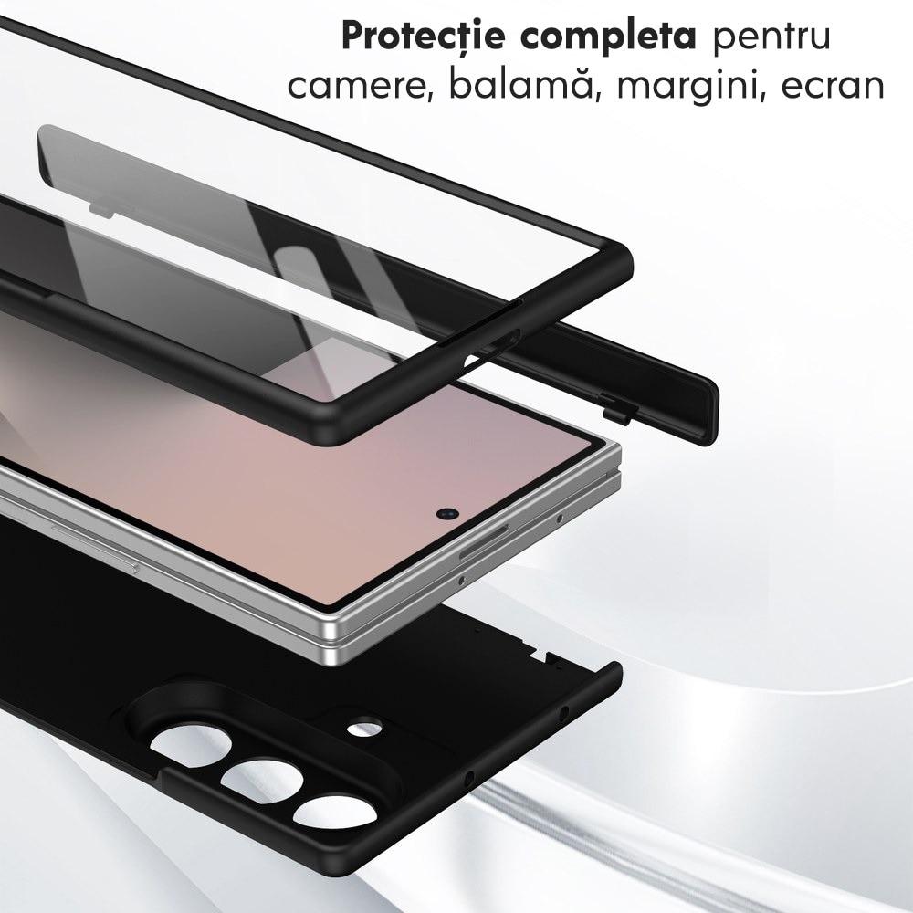Husa pentru Samsung Galaxy Z Fold 8 Ultra, DaDen MagThin, Protectie completa 360°, Protectie ecran, MagSafe, Incarcare wireless, Protectie balama, Negru