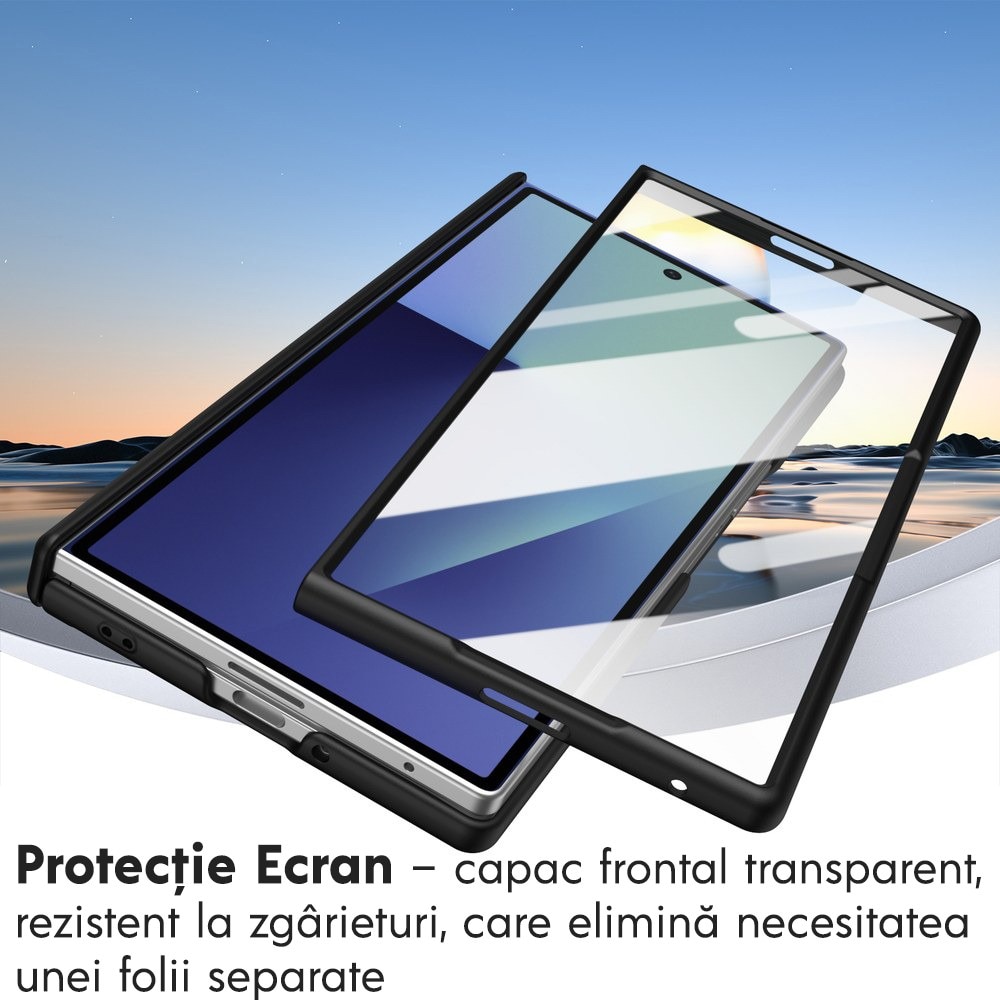 Husa pentru Samsung Galaxy Z Fold 8 Ultra, DaDen MagThin, Protectie completa 360°, Protectie ecran, MagSafe, Incarcare wireless, Protectie balama, Negru