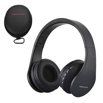 PowerLocus Casti Bluetooth Over-Ear, HD Stereo pliabile cu optiune AUX, micro SD / TF, FM microfon incorporat pentru iPhone, Android, Laptop, PC - Negru PowerLocus Casti Bluetooth Over-Ear, HD Stereo pliabile cu optiune AUX, micro SD / TF, FM microfon incorporat pentru iPhone, Android, Laptop, PC - Negru