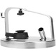 Fejővödör fedél K0569-260819-317-AMC, rozsdamentes acélból, tömítéssel és fejőcsatlakozóval, kecskékhez, inox