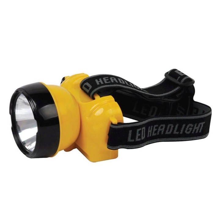 Акумулаторен фенер, челен, Horoz HL 341L, Led, 1 W, 100 lm, 9000 k