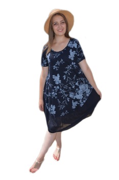 Rochie casual Doris galben,croi empire ,model simplu,D&J Exclusive, Negru Rochie casual Doris galben,croi empire ,model simplu,D&J Exclusive, Negru