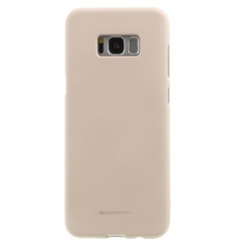 Capac de protectie Mercury Goospery Soft Feeling pentru Samsung Galaxy S8 Plus, silicon moale, crem Capac de protectie Mercury Goospery Soft Feeling pentru Samsung Galaxy S8 Plus, silicon moale, crem
