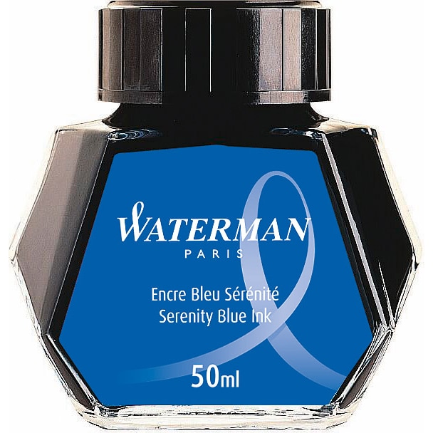 Calimara cerneala Waterman Standard Serenity Blue lavabil, 50ml