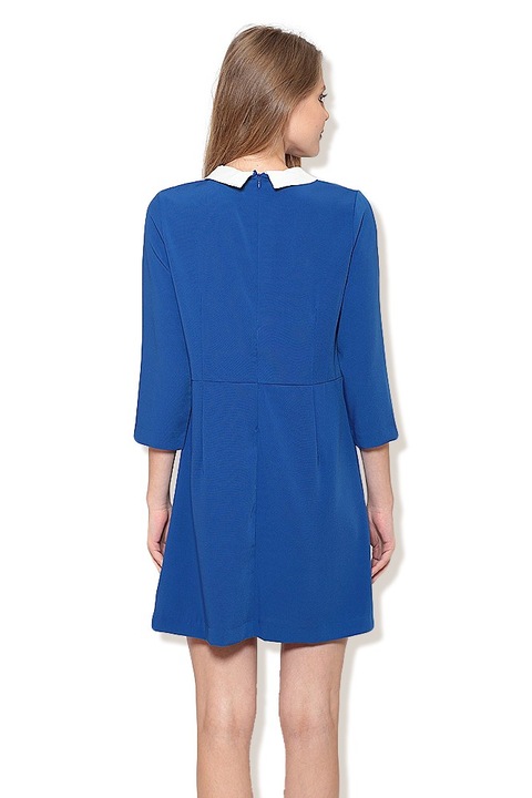 Rochie albastra cu guler alb MISCHA, 40