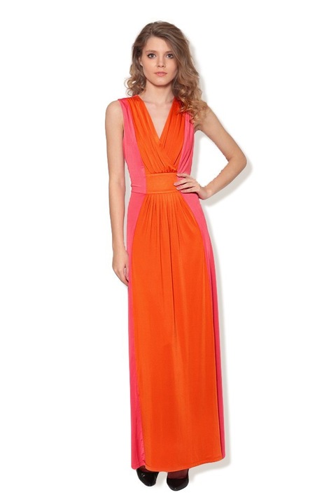 Rochie portocalie lunga MISCHA, 42