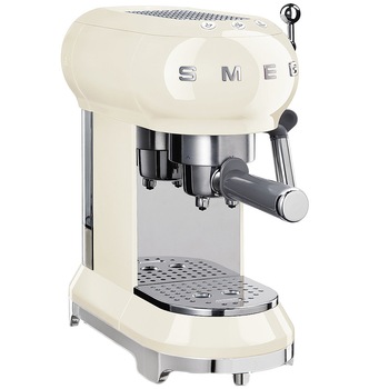 Espressor manual Smeg ECF01CREU, 1350 W, 15 bar, Crem Espressor manual Smeg ECF01CREU, 1350 W, 15 bar, Crem