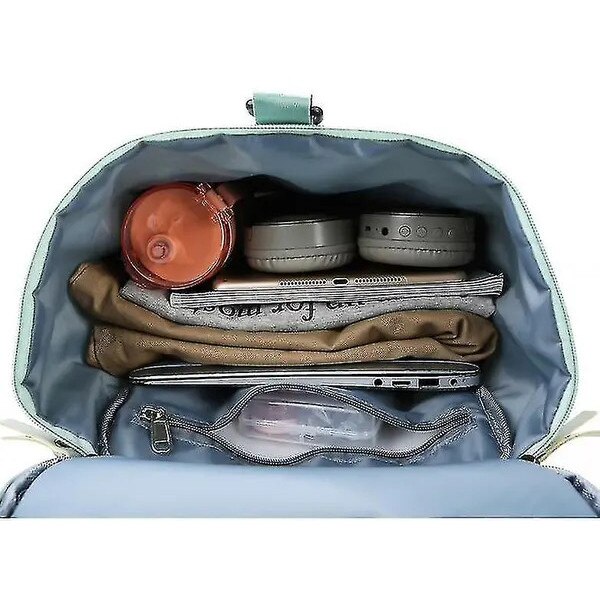 Rucsac de calatorie din poliester ripstop, capacitate mare, rezistent la apa, verde deschis