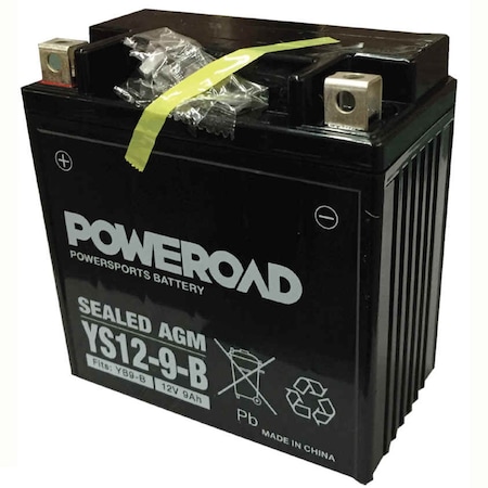Baterie moto 12V 9Ah 150A Yucell YS12-9-B