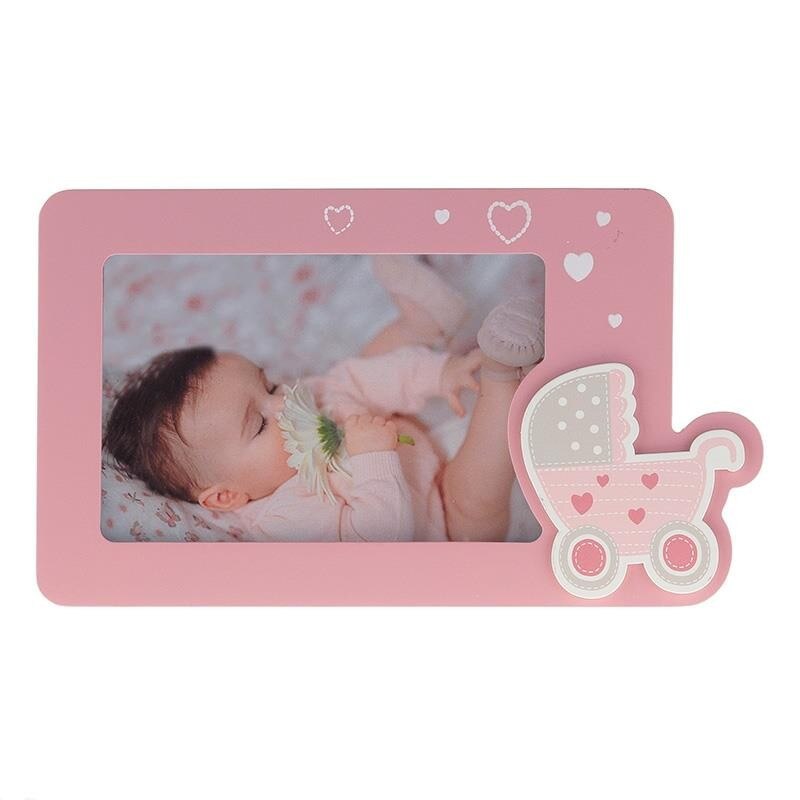 Rama Baby Pink, MDF, geam sticla, roz