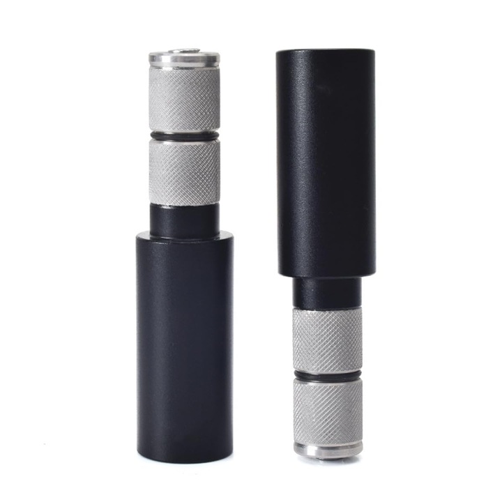 Extensor de ghidon bicicleta K0369-0608-WG6647, din aluminiu, creste lungimea cu 50 mm, negru/argintiu