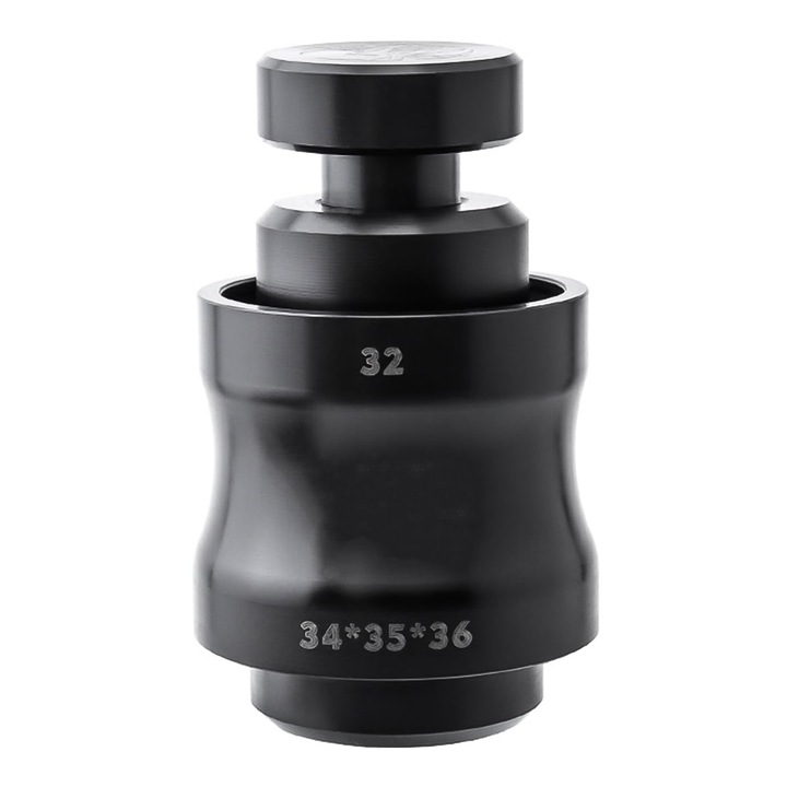 Unealta 4‑in‑1 pentru montaj garnituri si stergatoare praf furca bicicleta K0369-0610-WG6722, 32/34/35/36 mm, negru