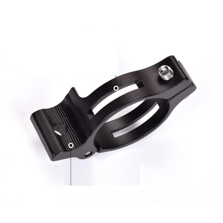 Adaptor clema pentru schimbator fata K0369-0608-WG6660, din aluminiu, 31.8 mm, negru