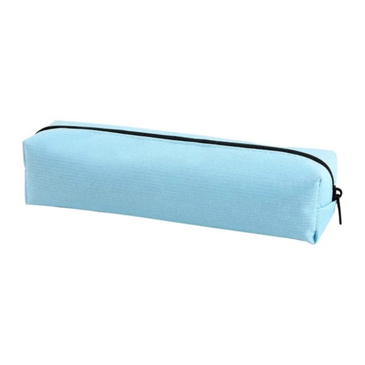 Penar mare capacitate k0367-0722-HS7783, din bumbac, design partial transparent, albastru