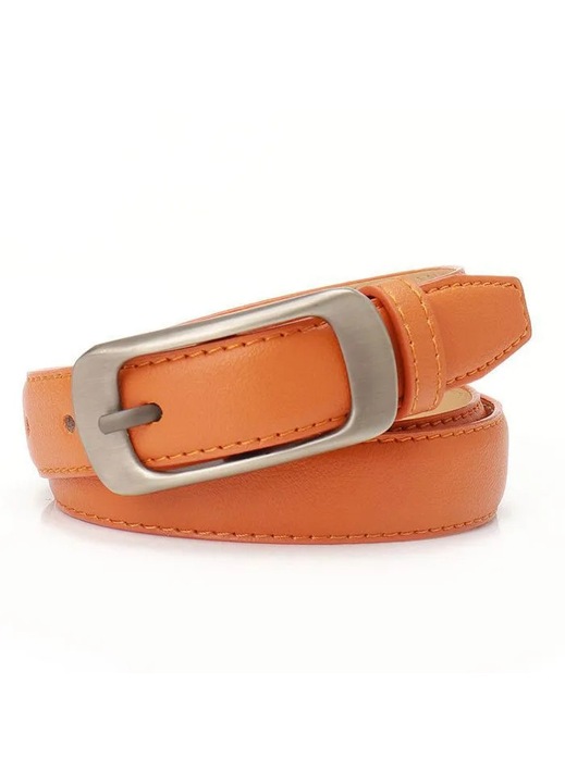 Curea unisex - Simpla si versatila, piele sintetica luxoasa, 104cm - Maro