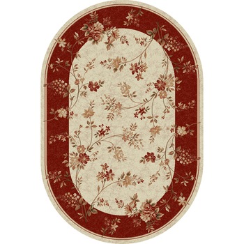 Covor Modern. Lotos 551, Crem / Rosu, Oval, 60x110 cm, 1800 gr/mp, 0.6X1.1 m. Crem/Rosu 60 x 110 Covor Modern. Lotos 551, Crem / Rosu, Oval, 60x110 cm, 1800 gr/mp, 0.6X1.1 m. Crem/Rosu 60 x 110