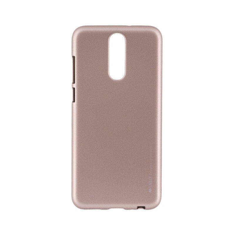 Husa Spate Huawei Mate 10 Lite I-jelly Metal Mercury Gold