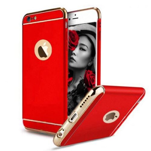 Husa Apple iPhone 6 Plus/6S Plus, MyStyle Elegance Luxury 3in1 Red