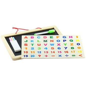 Set tablita magnetica / de scris - cu litere si numere + Cadou Joc Marocco Set tablita magnetica / de scris - cu litere si numere + Cadou Joc Marocco