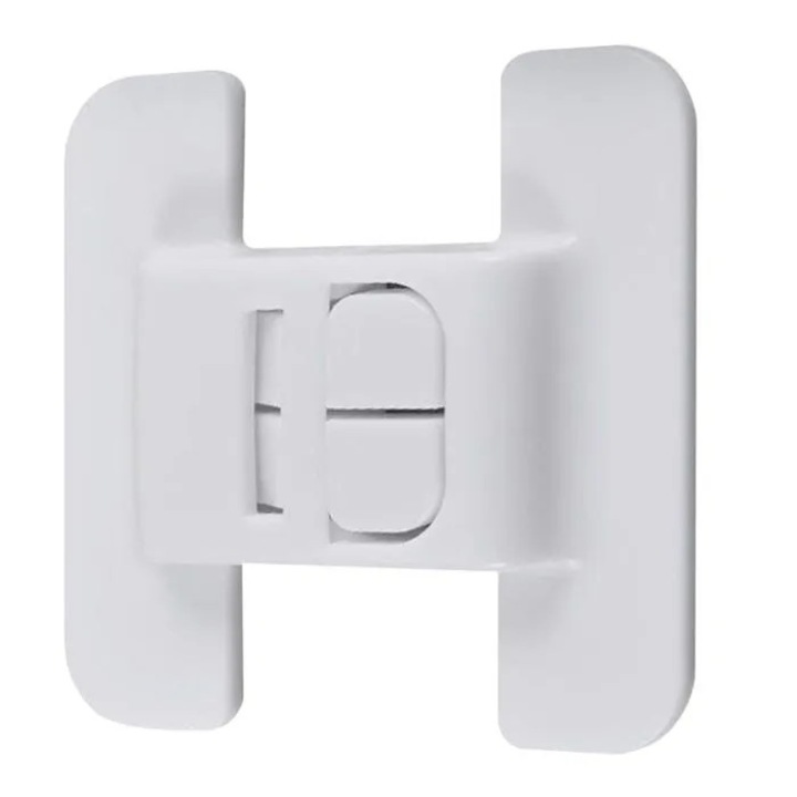 Incuietoare pentru frigider k0367-0720-HS7660, autoadeziva, montare fara unelte, sina reglabila anti-deschidere, alb