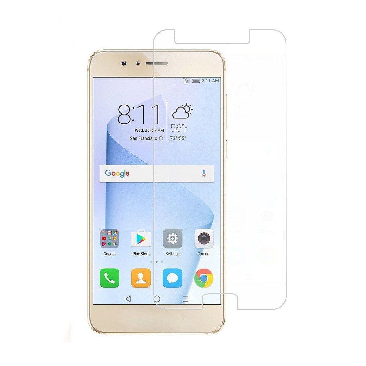 Folie sticla tempered glass Huawei Honor 9, protectie ecran, fata, 0.2mm